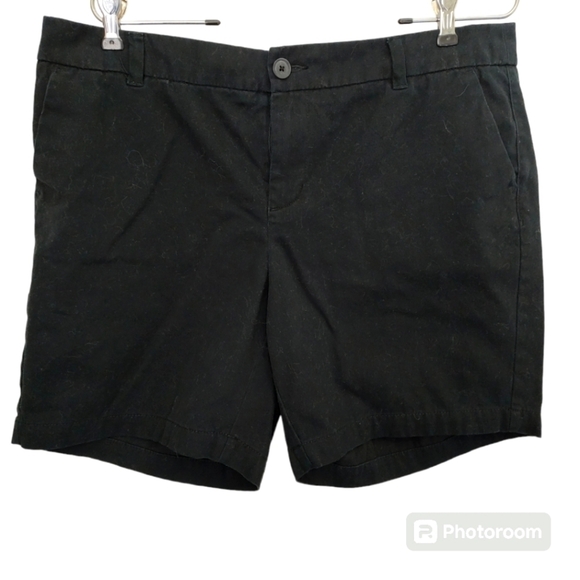 Merona Black Cotton Shorts - Picture 1 of 4